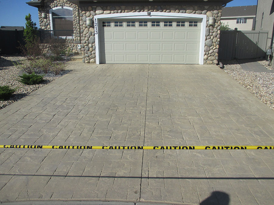 st albert stamped concrete
