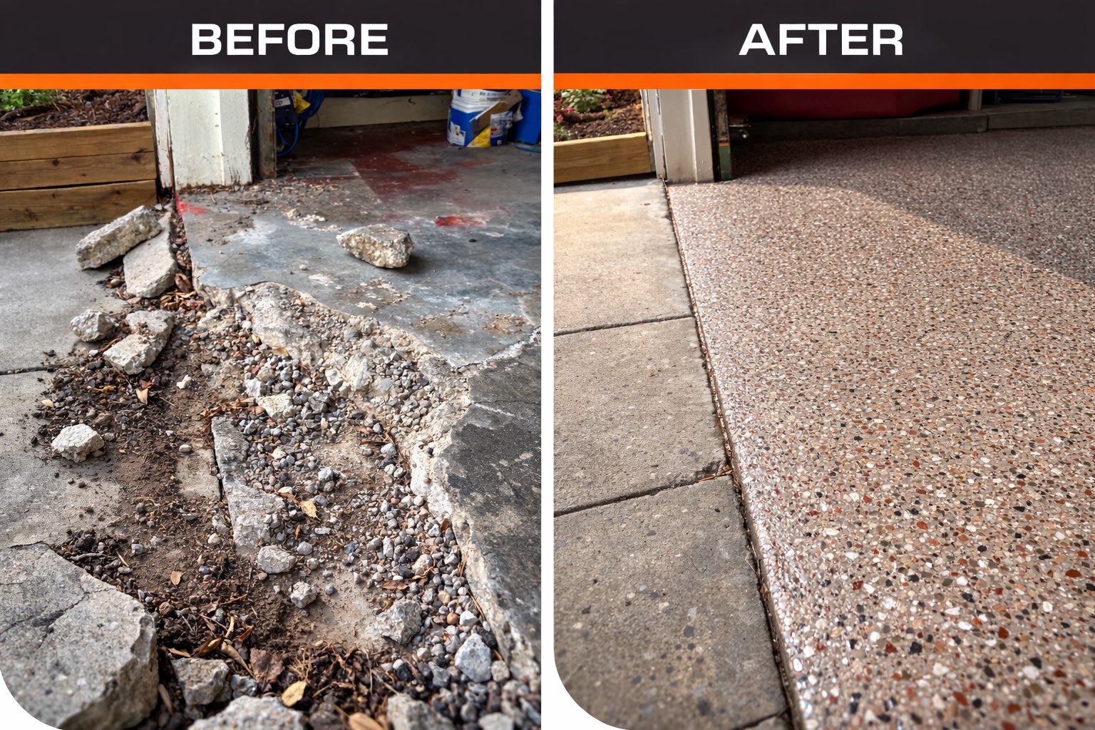 Spring Concrete Repair in Edmonton