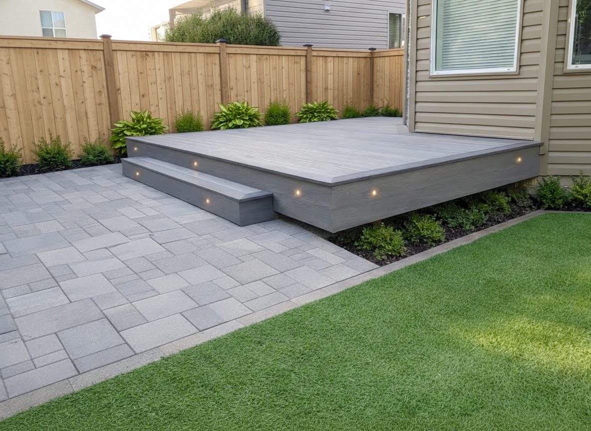 Backyard deck and fence renovation edmonton Backyard deck and fence renovation Edmonton