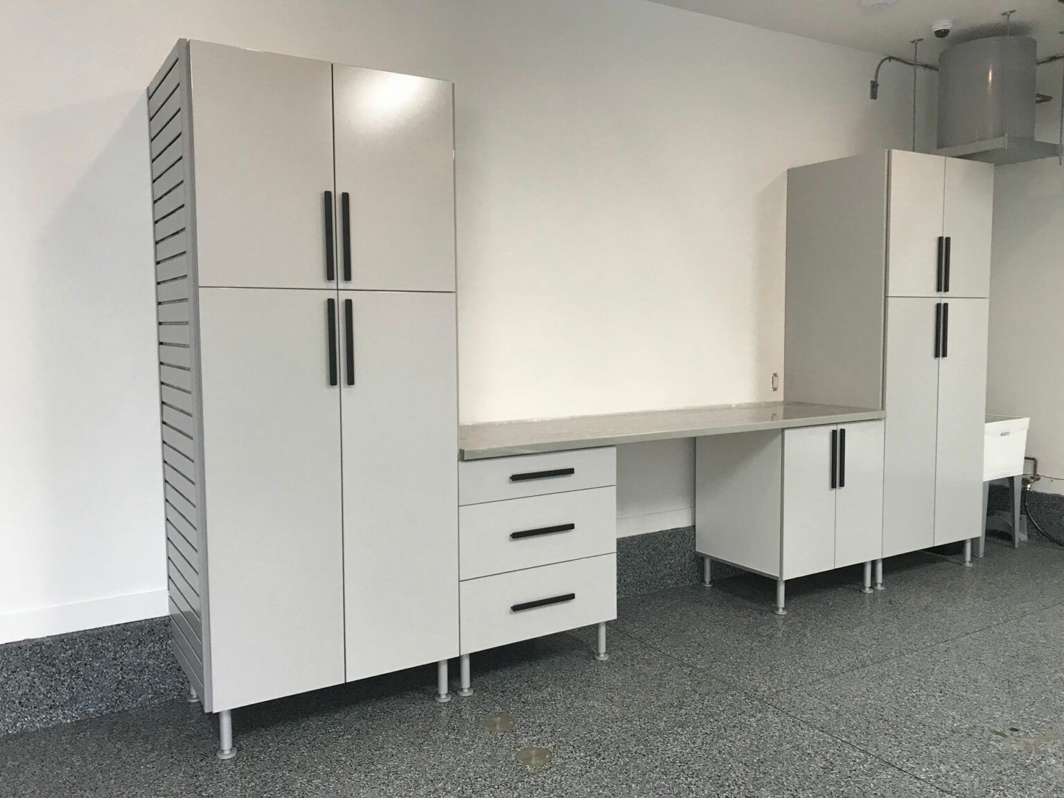 SMRT garage cabinets in Edmonton garage